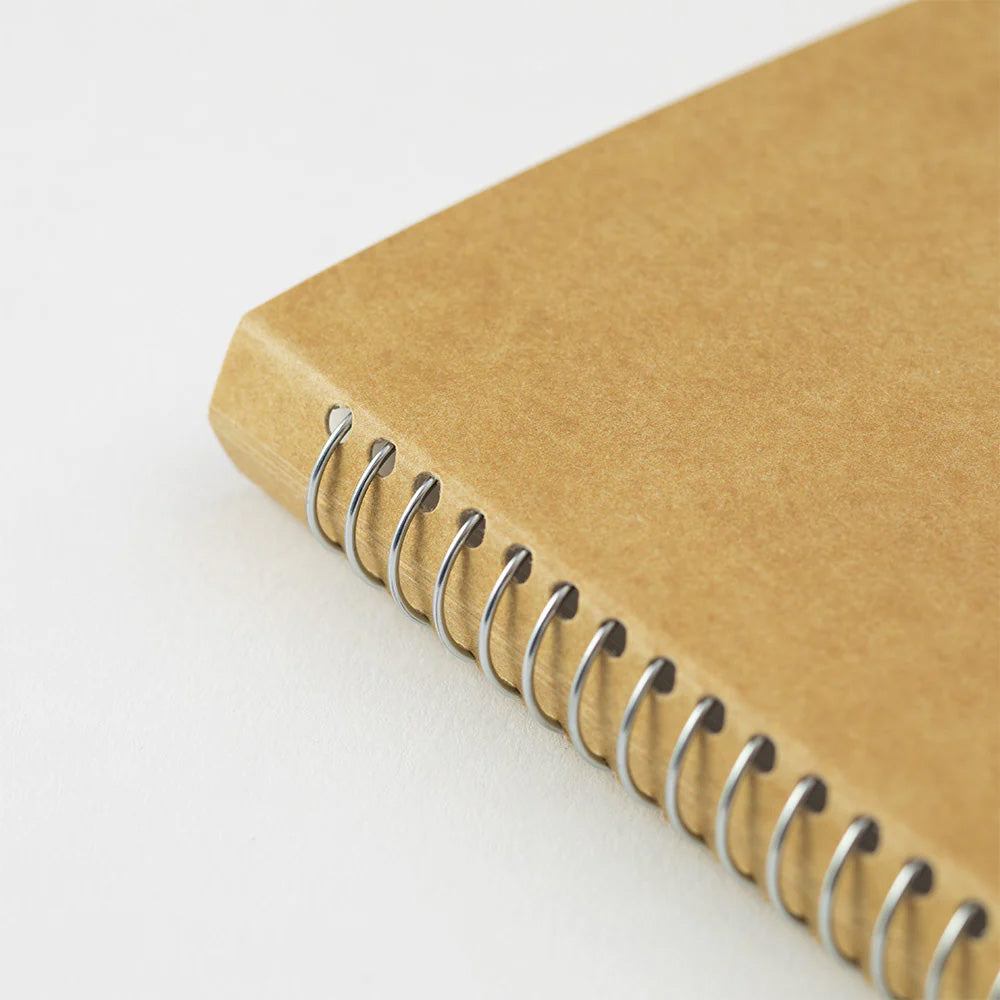 Traveler's Company Spiral Ring Notebook A6 Slim, MD White