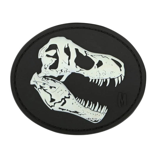 Maxpedition T-Rex Skull Morale Patch, Glow