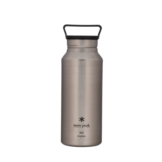 Snow Peak Titanium Aurora Bottle 800, Silver