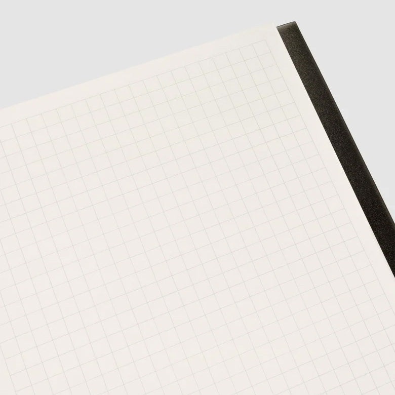 Cloth & Paper Perfect Bound Notebook A5, Graph Olive