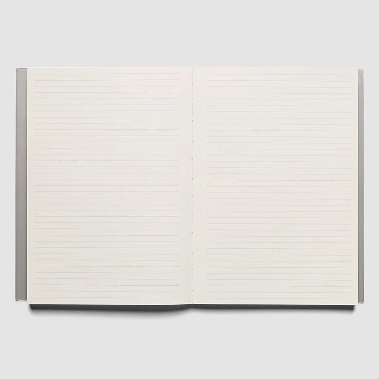 Cloth & Paper Perfect Bound Notebook A5, Lined Ash