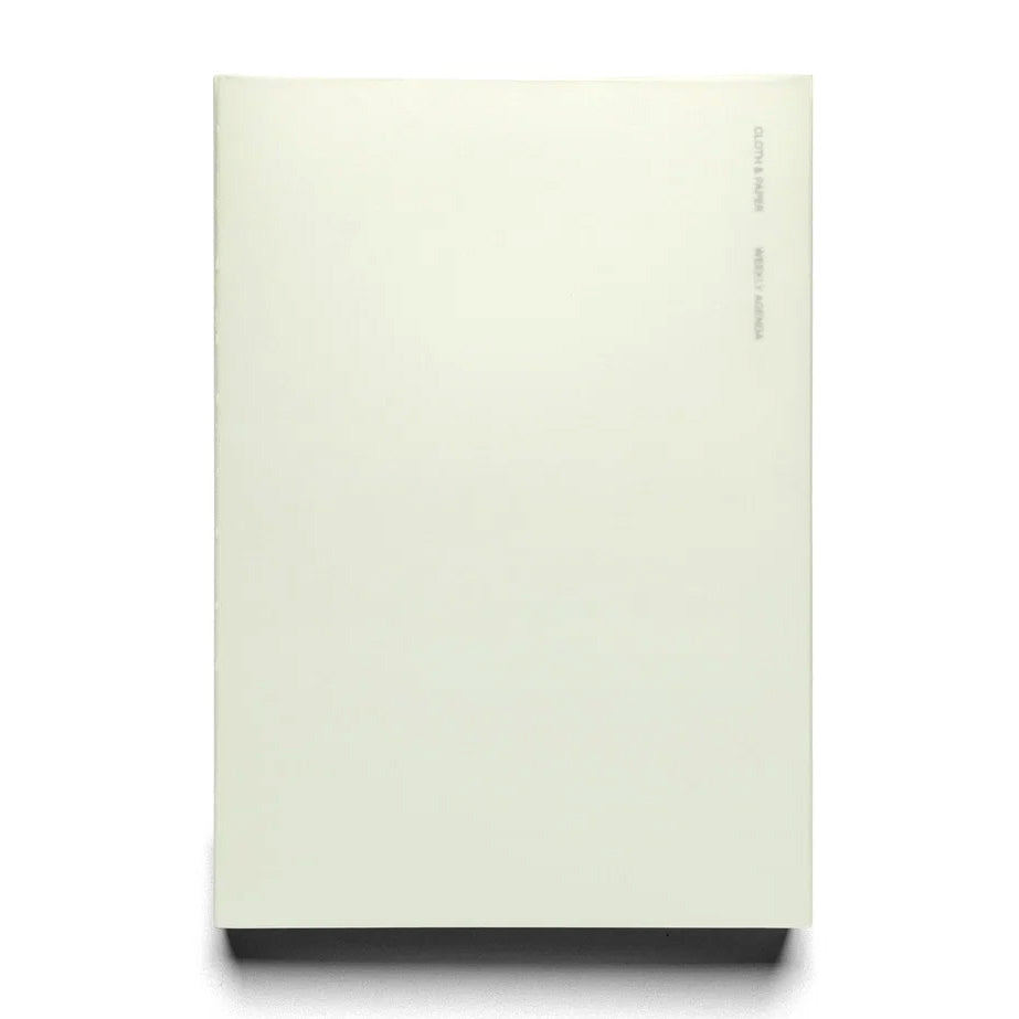 Cloth & Paper Perfect Bound Notebook A5, Weekly Graph Matcha