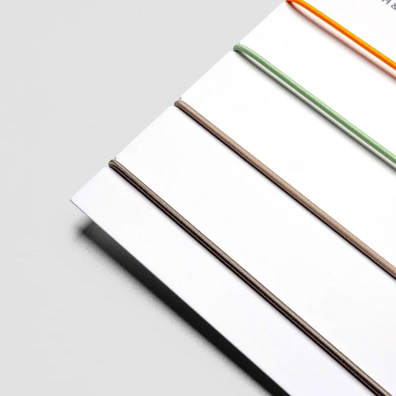 Cloth & Paper Exterior Bands Vinyl Travel Cover, Tangent, Matcha, Au Lait, & Café Noir