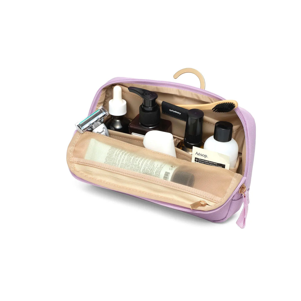Orbitkey Toiletry Pouch, Lilac