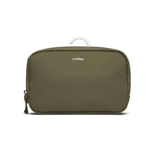 Orbitkey Toiletry Pouch, Olive