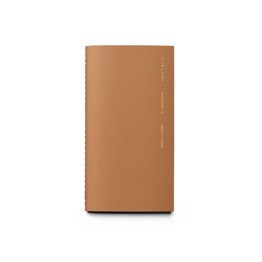 Cloth & Paper Travel Notebook Pocket Plus, Weekly Admin Macchiato