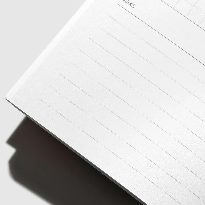 Cloth & Paper Travel Notebook Pocket Plus, Weekly Admin Macchiato