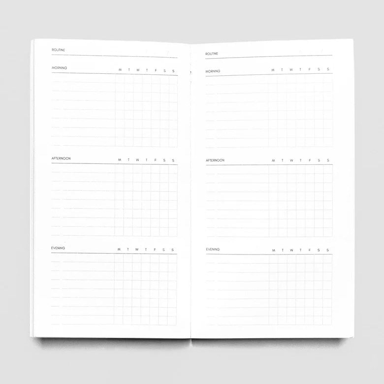 Cloth & Paper Travel Notebook Pocket Plus, Routine Builder Beignet