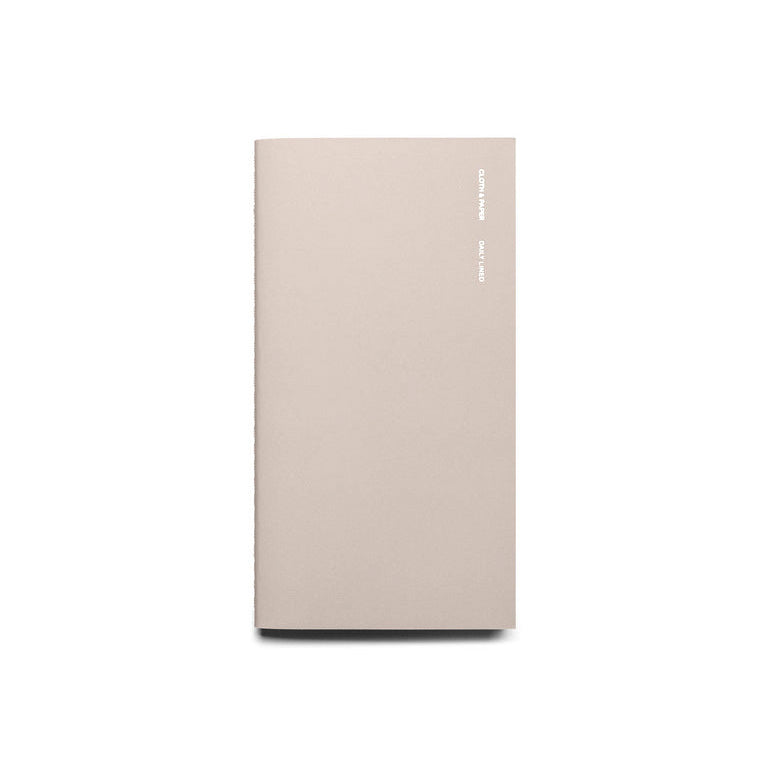 Cloth & Paper Travel Notebook Pocket Plus, Daily Lined Verona