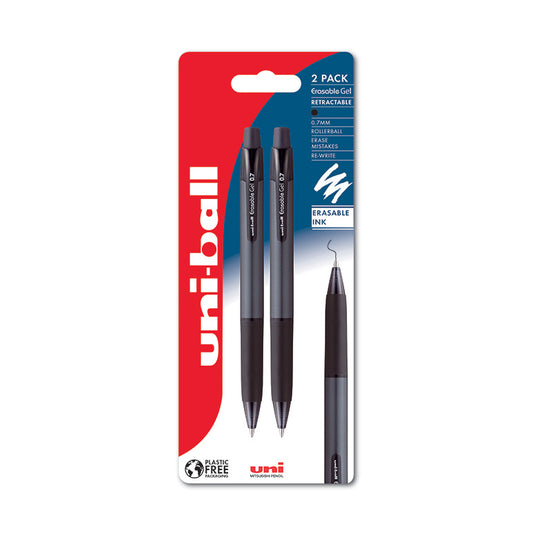 Uni-ball Erasable Gel Pen URN-181 0.7mm (2-pakk)