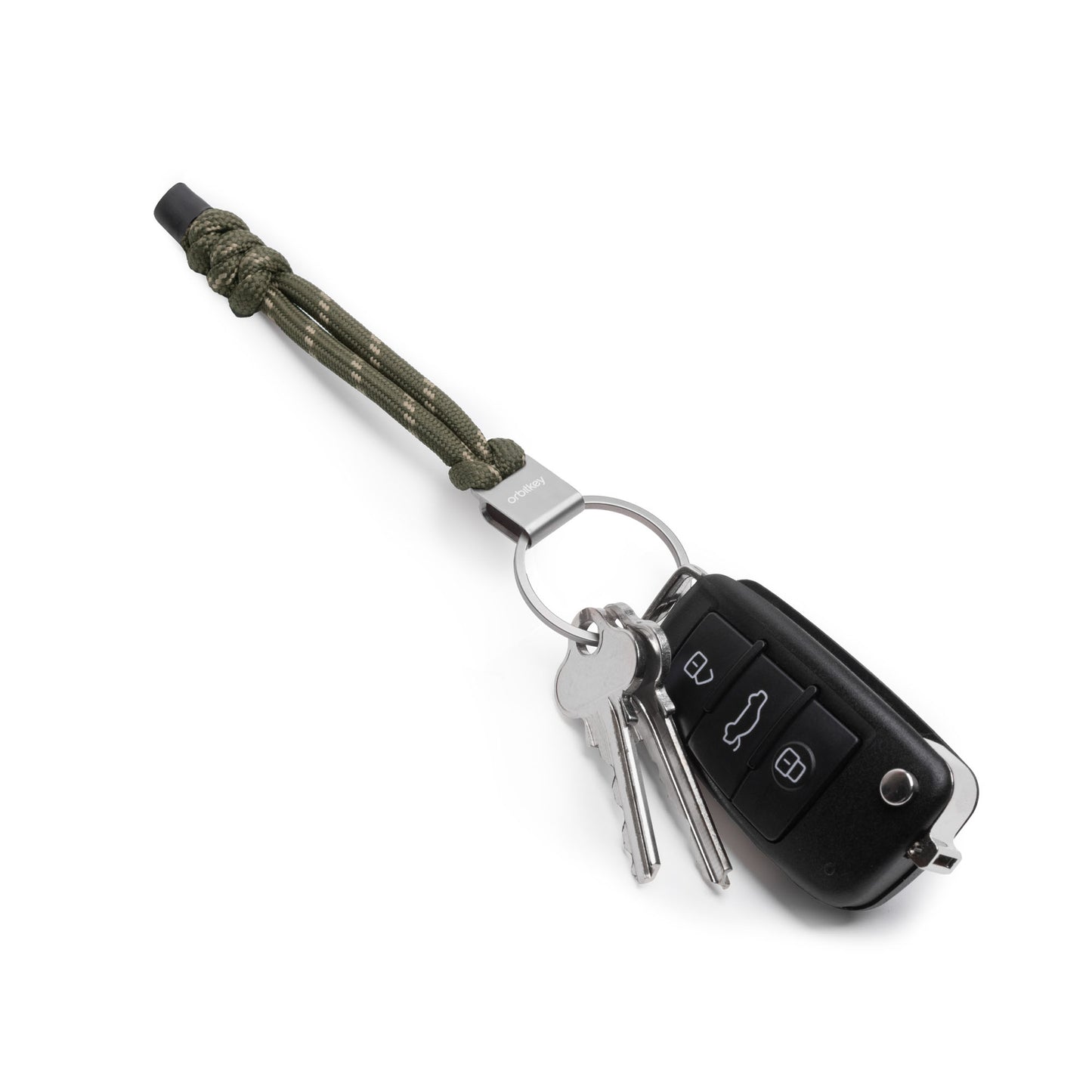 Orbitkey Urban Loop Keychain, Olive