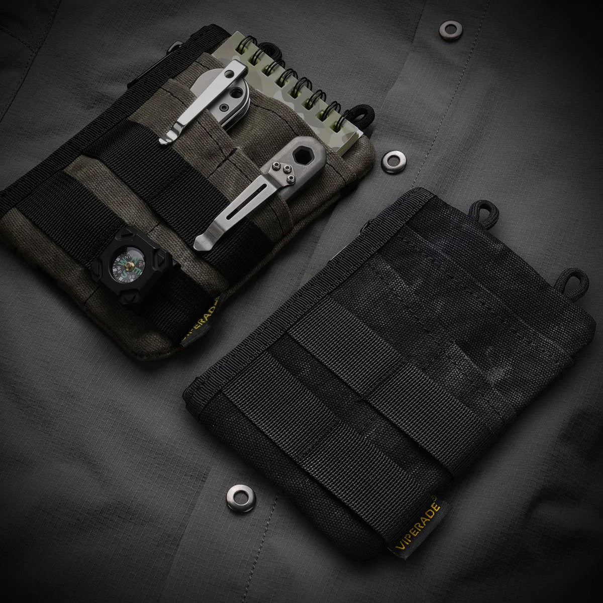 Viperade VE18N EDC Pocket Organizer Pouch, OW Black