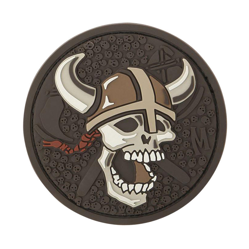 Maxpedition Viking Skull Morale Patch, Arid