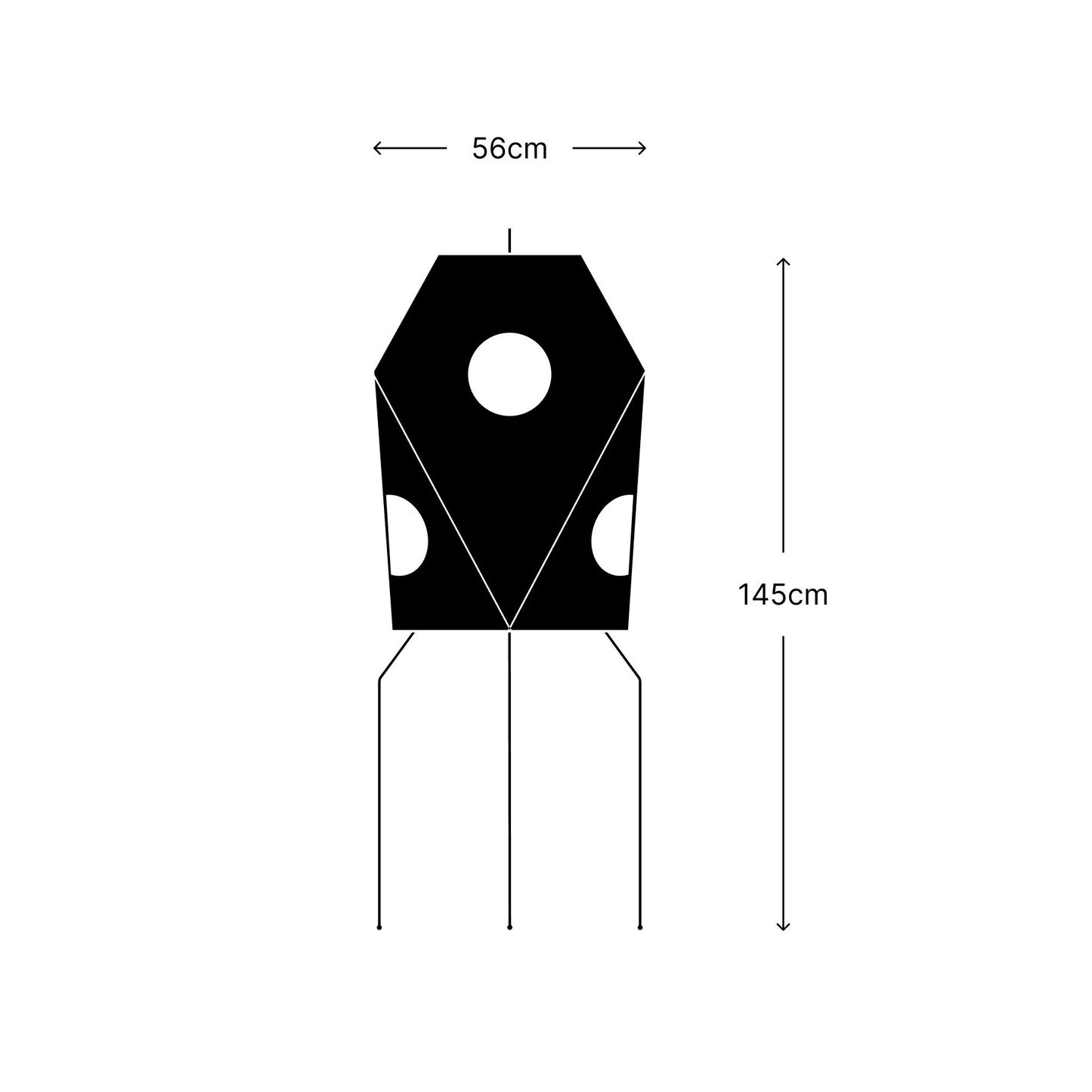 Vitra Akari UF3-Q Gulvlampe