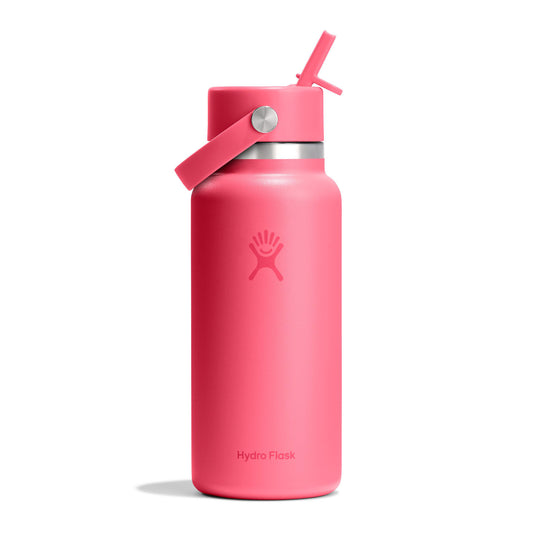 Hydro Flask Wide Mouth with Flex Straw Cap 32oz, Popstar Pink