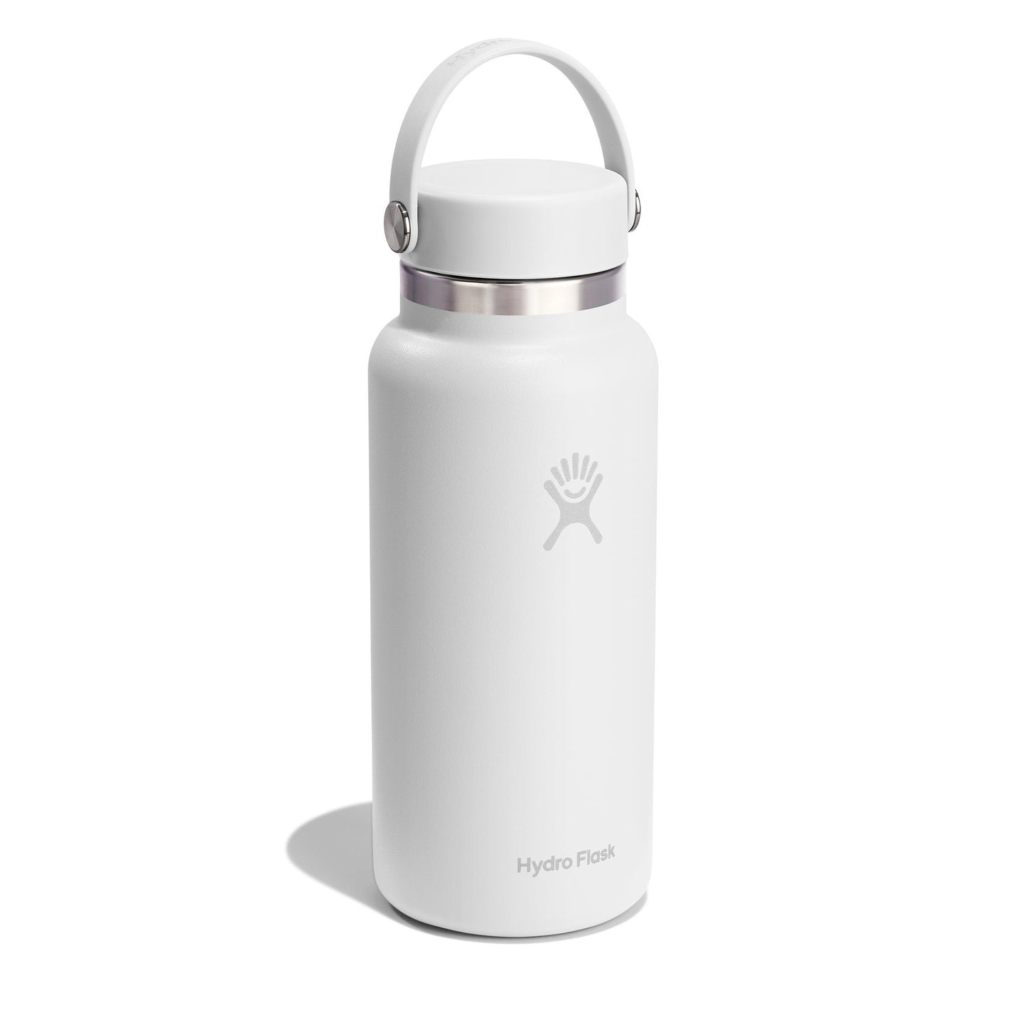 Hydro Flask Wide Mouth Bottle Flex Cap 32oz, Tonal White