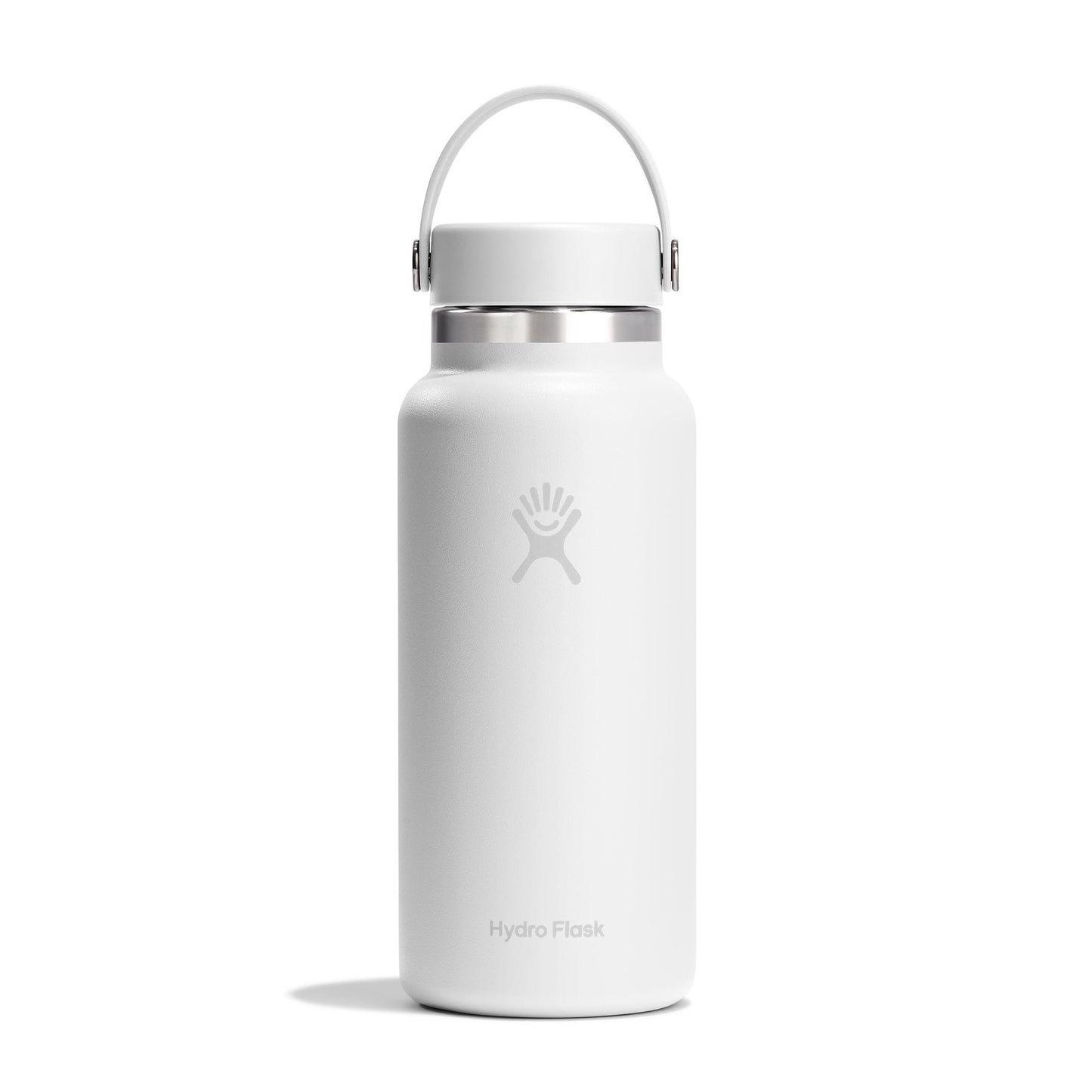 Hydro Flask Wide Mouth Bottle Flex Cap 32oz, Tonal White