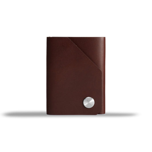 Wingback Cash Wallet, Chestnut