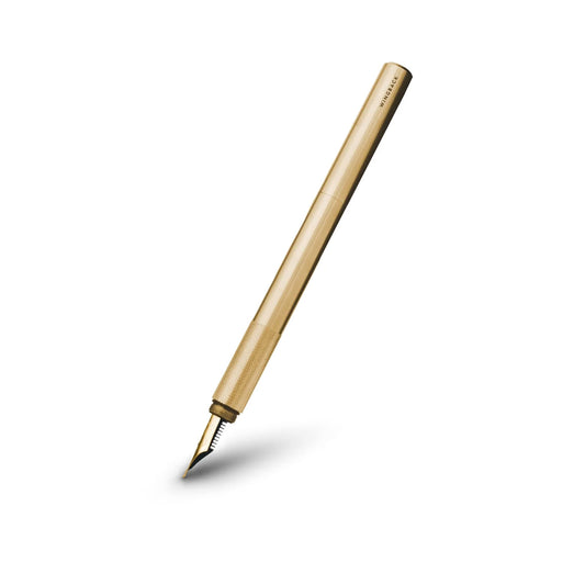 Wingback Fountain Pen Brass, Medium