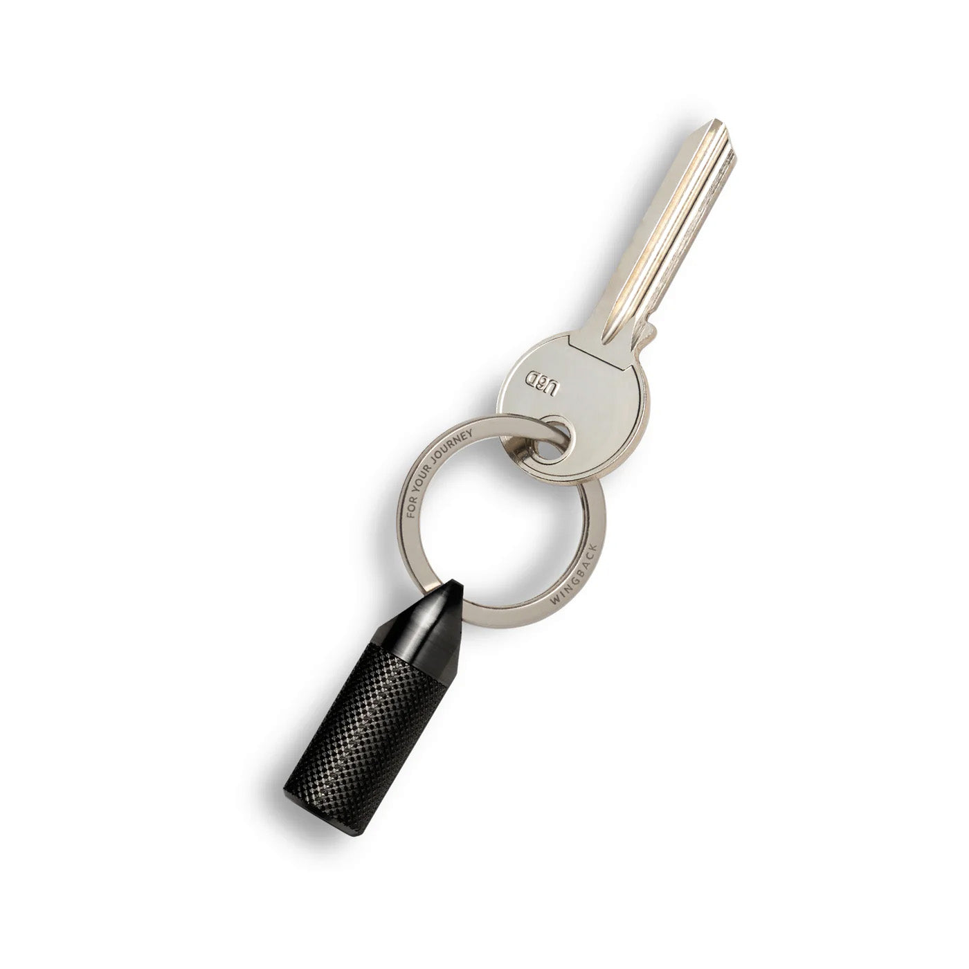 Wingback Key Cache, Black Steel