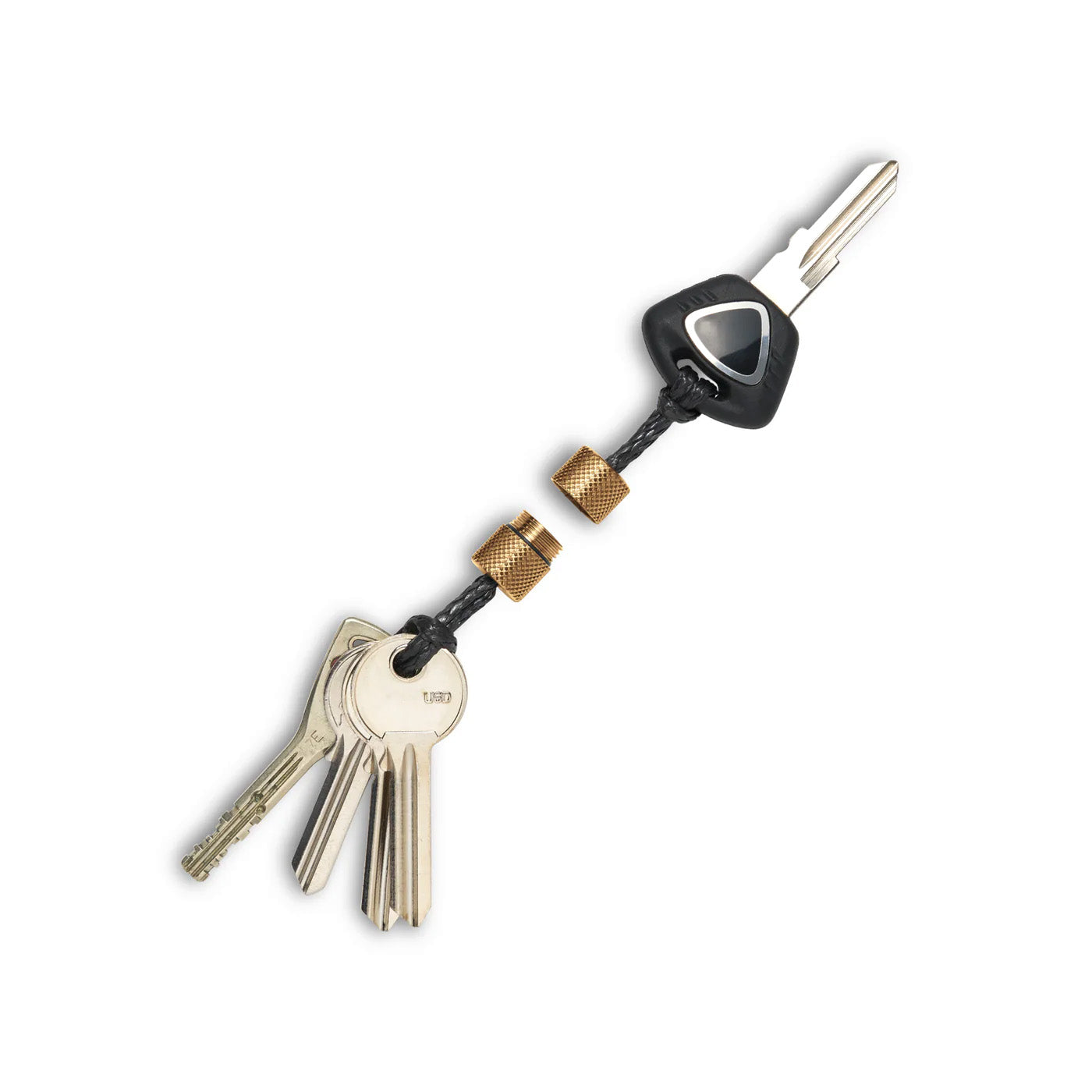 Wingback Keyloop, Brass