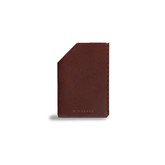 Wingback Original Card Holder, Chestnut