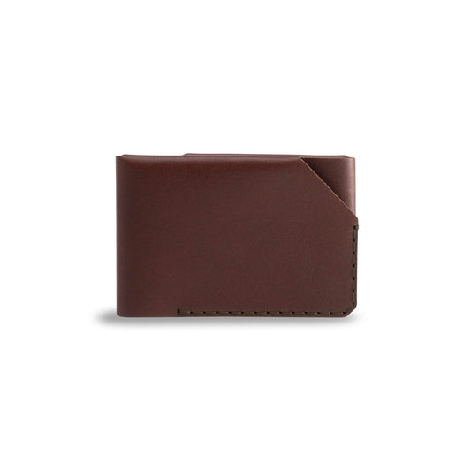 Wingback Original Card Wallet, Chestnut