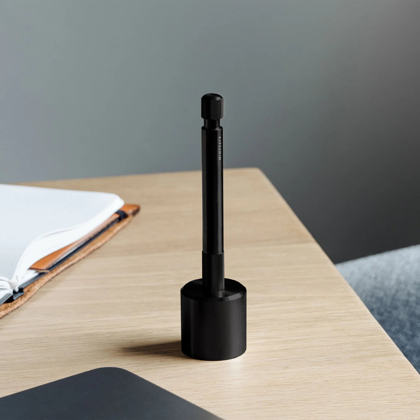 Wingback Pen/Pencil Holder, Black Steel