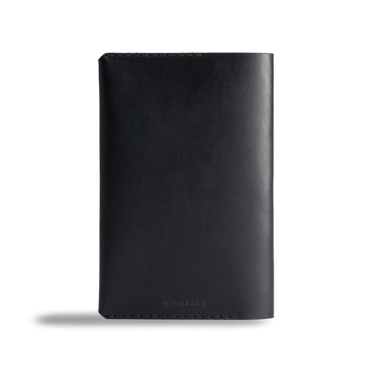 Wingback Winston Travel Wallet, Charcoal