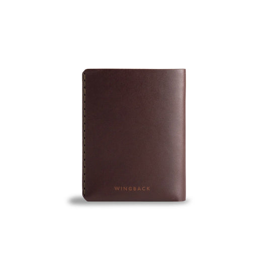 Wingback Winston Wallet, Chestnut