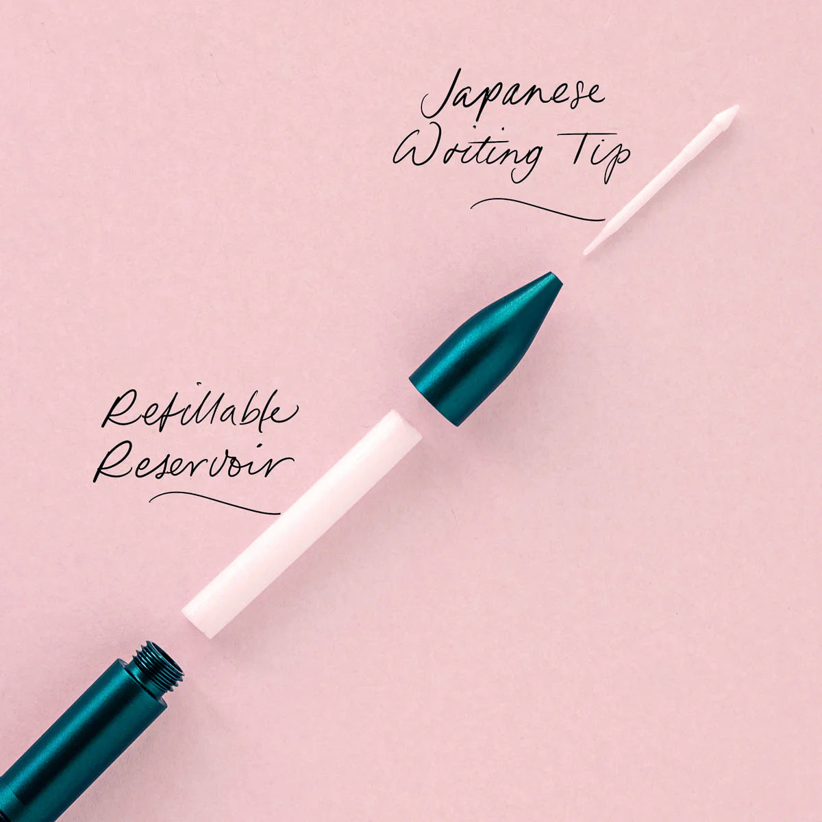 Tom’s Studio The Wren Refillable Writing Pen, Blush