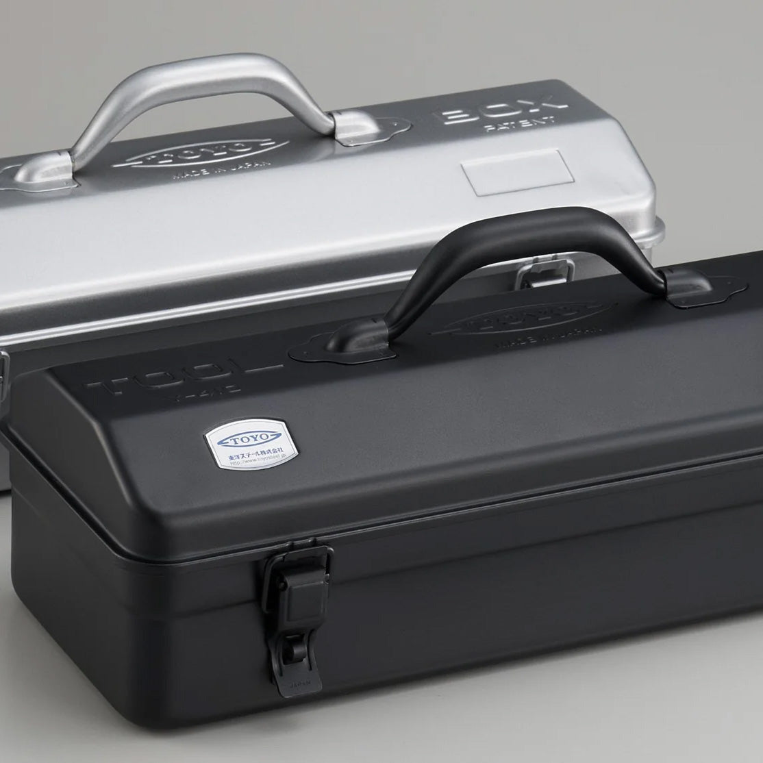 TOYO STEEL Camber-top Toolbox Y-410 BK, Black