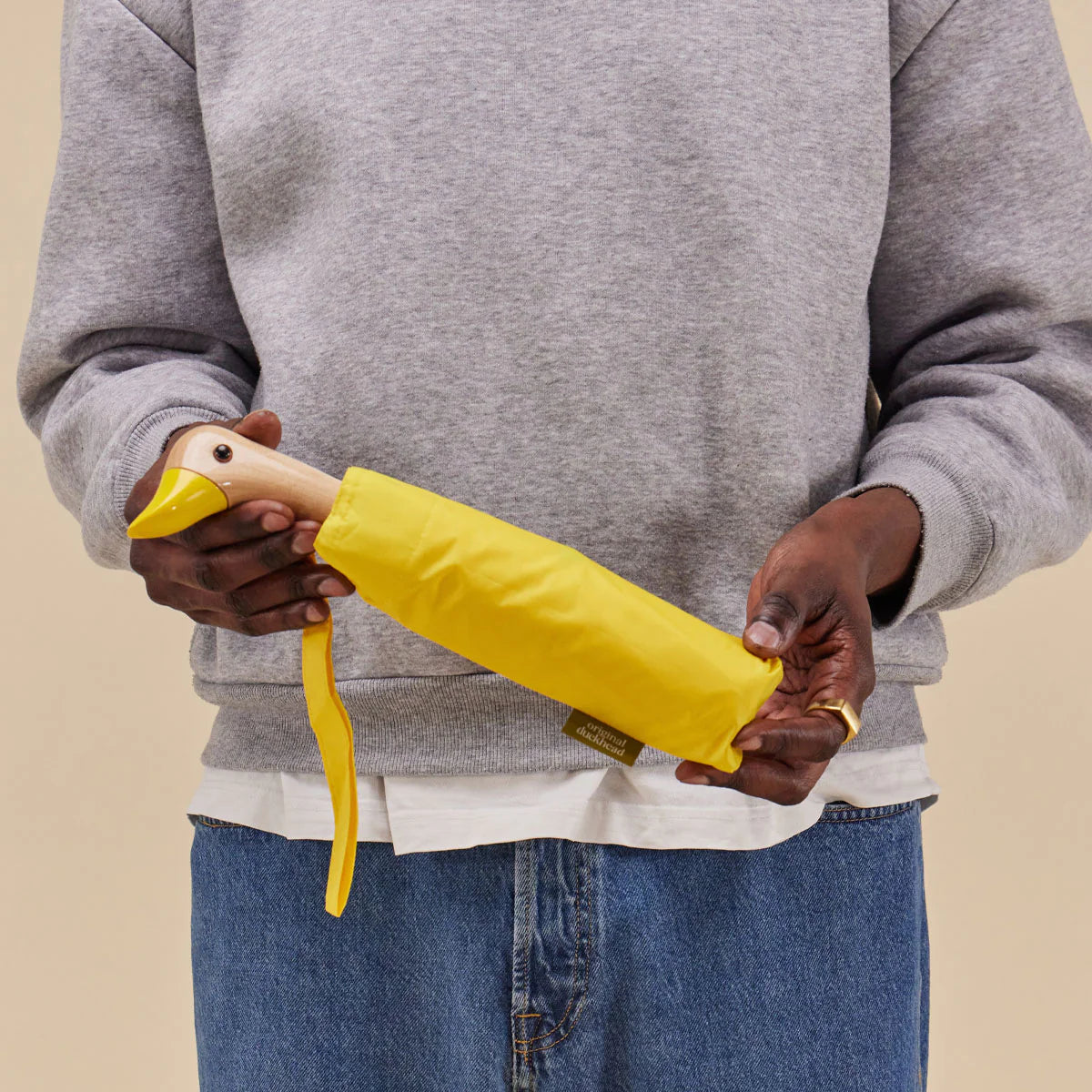 Original Duckhead Compact Umbrella, Yellow