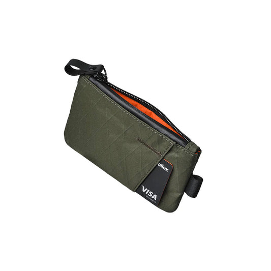 ALPAKA Zip Cardholder X-Pac® VX21, Dark Green