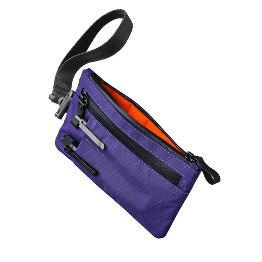 ALPAKA Zip Clutch X-Pac® VX21, Bright Purple