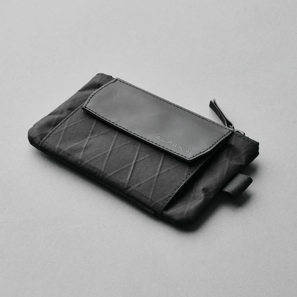 ALPAKA Zip Pouch Coin X-Pac® VX21, Black