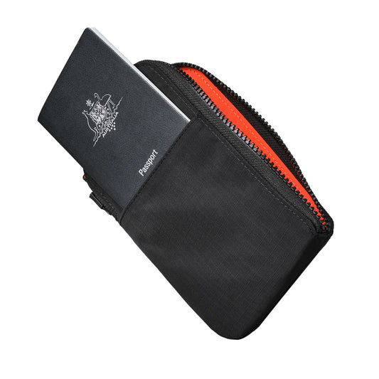 ALPAKA Zip Travel Wallet 210D, Black