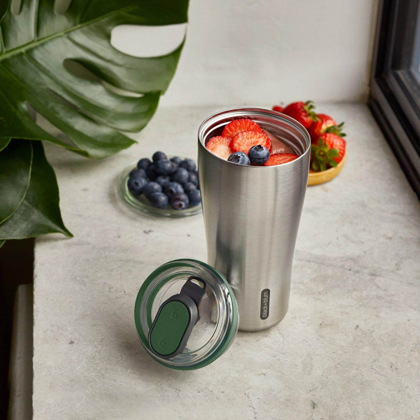 Black + Blum Insulated Travel Tumbler, Olive