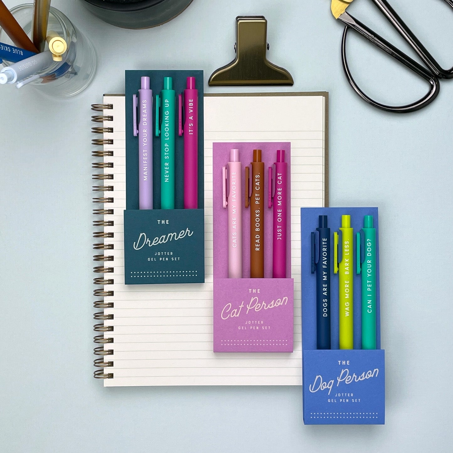 Ruff House Print Shop Pen Set, The Cat Person