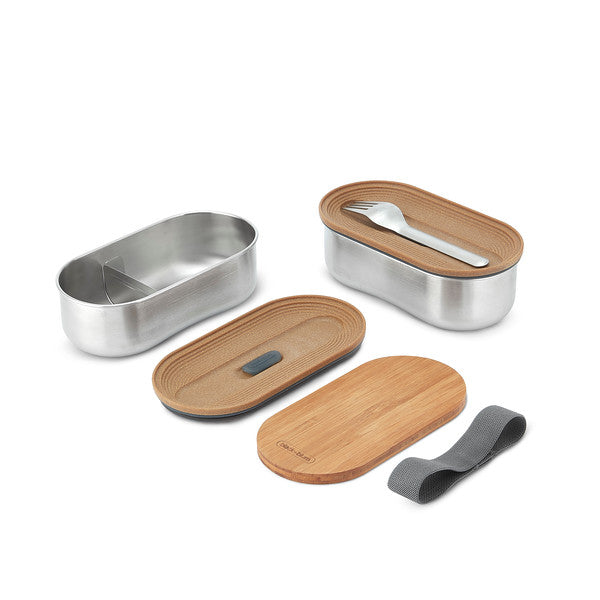 Black + Blum Stainless Steel Double Bento Box