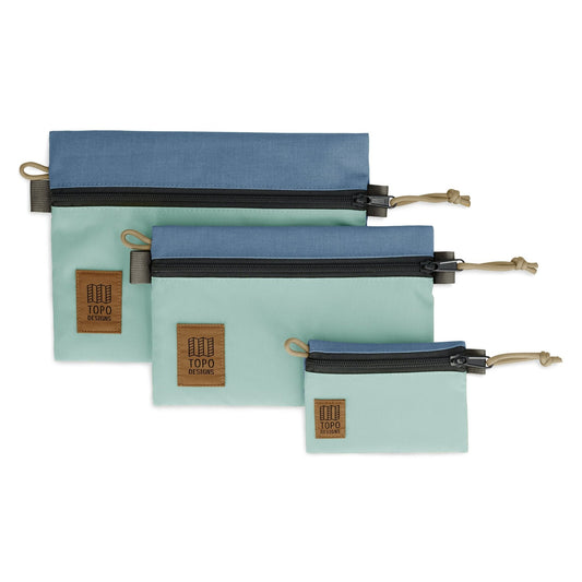 Topo Designs Accessory Bag Micro, Stone Blue / Ash Green