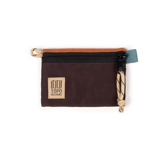 Topo Designs Accessory Bag Micro, Clay / Chocolate