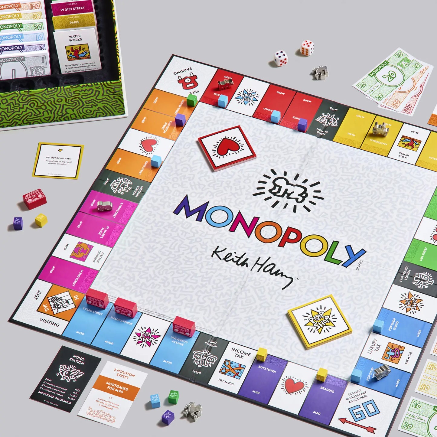WS Game Company Keith Haring Monopoly – Pop Shop 40th Anniversary Edition