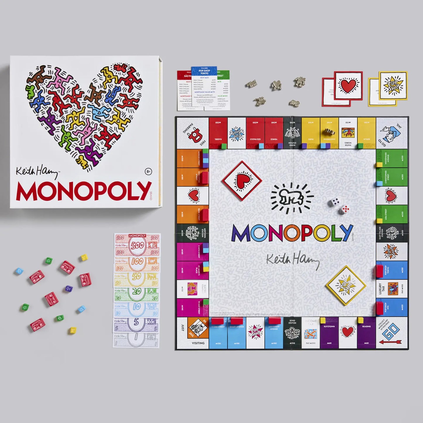 WS Game Company Keith Haring Monopoly – Pop Shop 40th Anniversary Edition