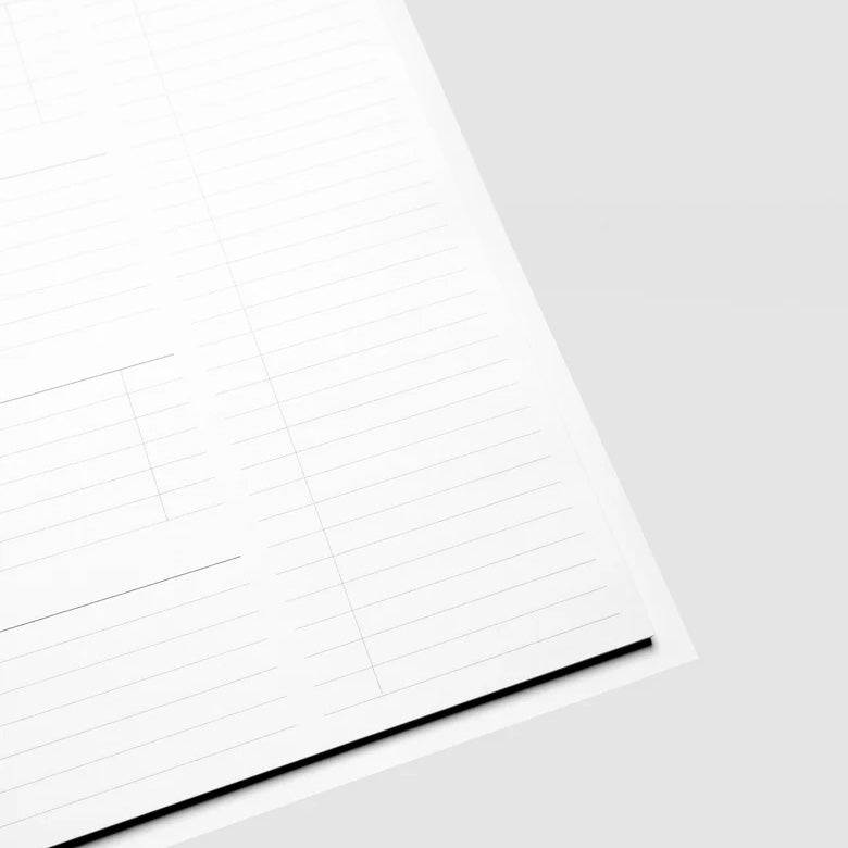Cloth & Paper Large Sticky Note Set Monthly Overview, HP Classic