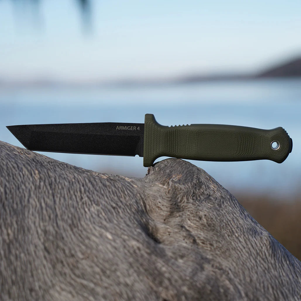 Demko Knives Armiger® 4 - Tanto, OD Green