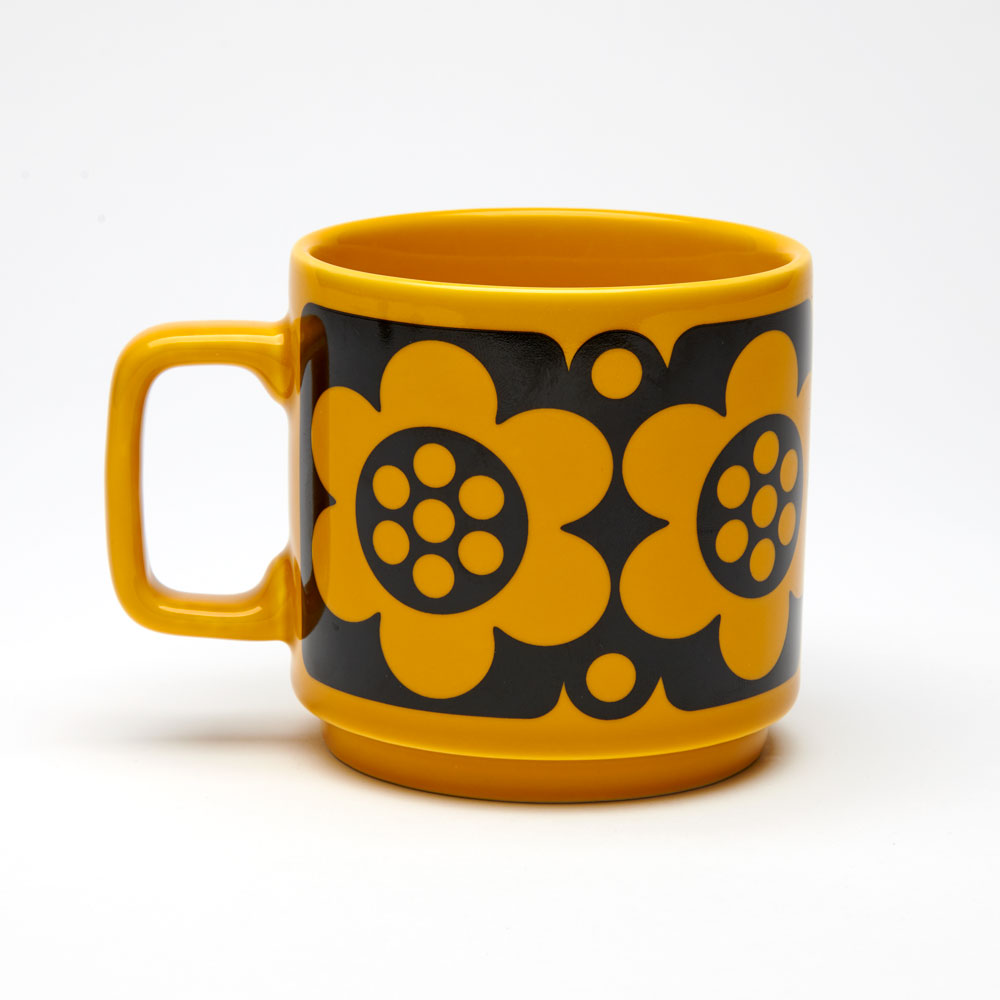 Magpie x Hornsea Mug, Geo Flower Yellow