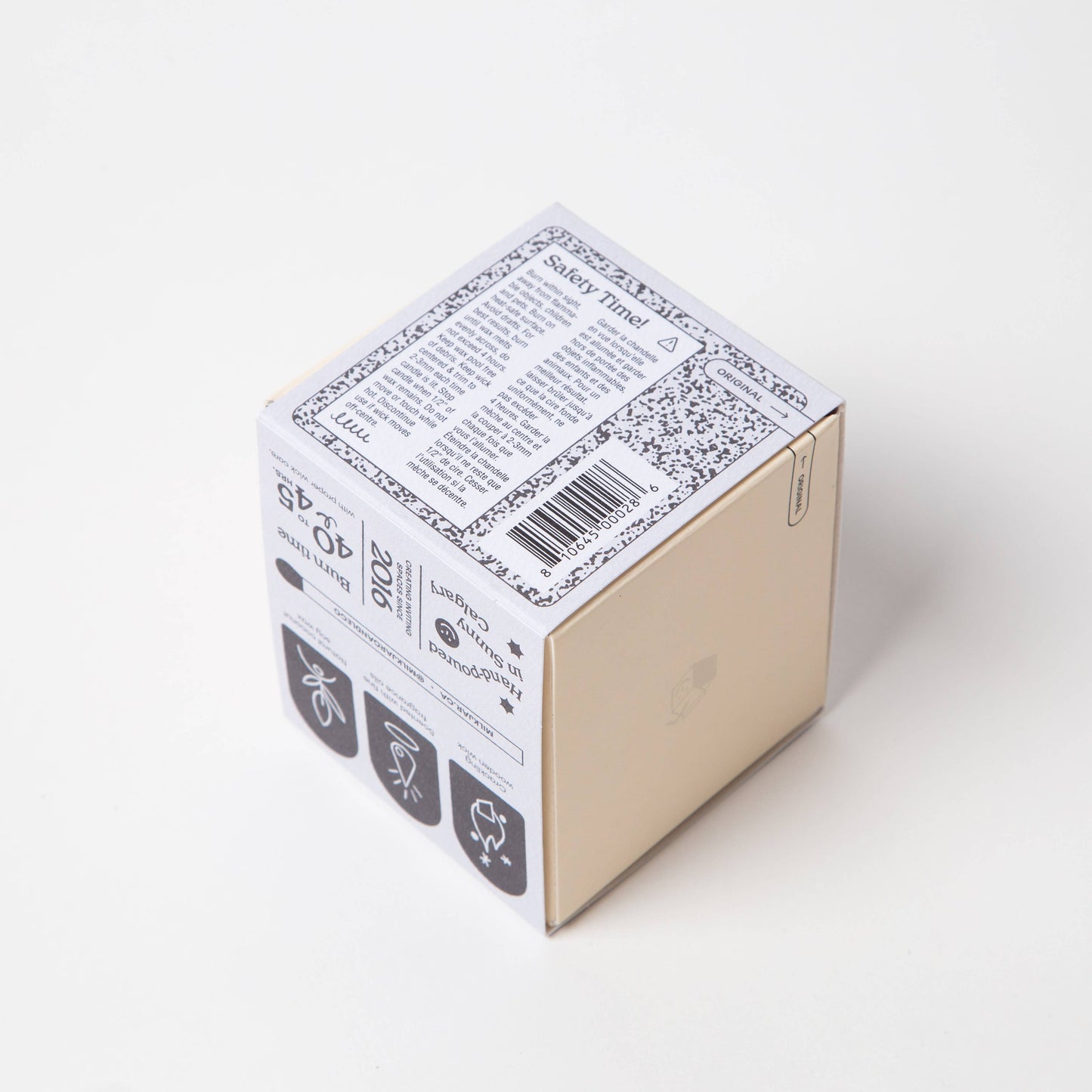 Milk Jar Candle Co. Aurora - Mahogany Teakwood & Aspen Coconut Soy, 8oz