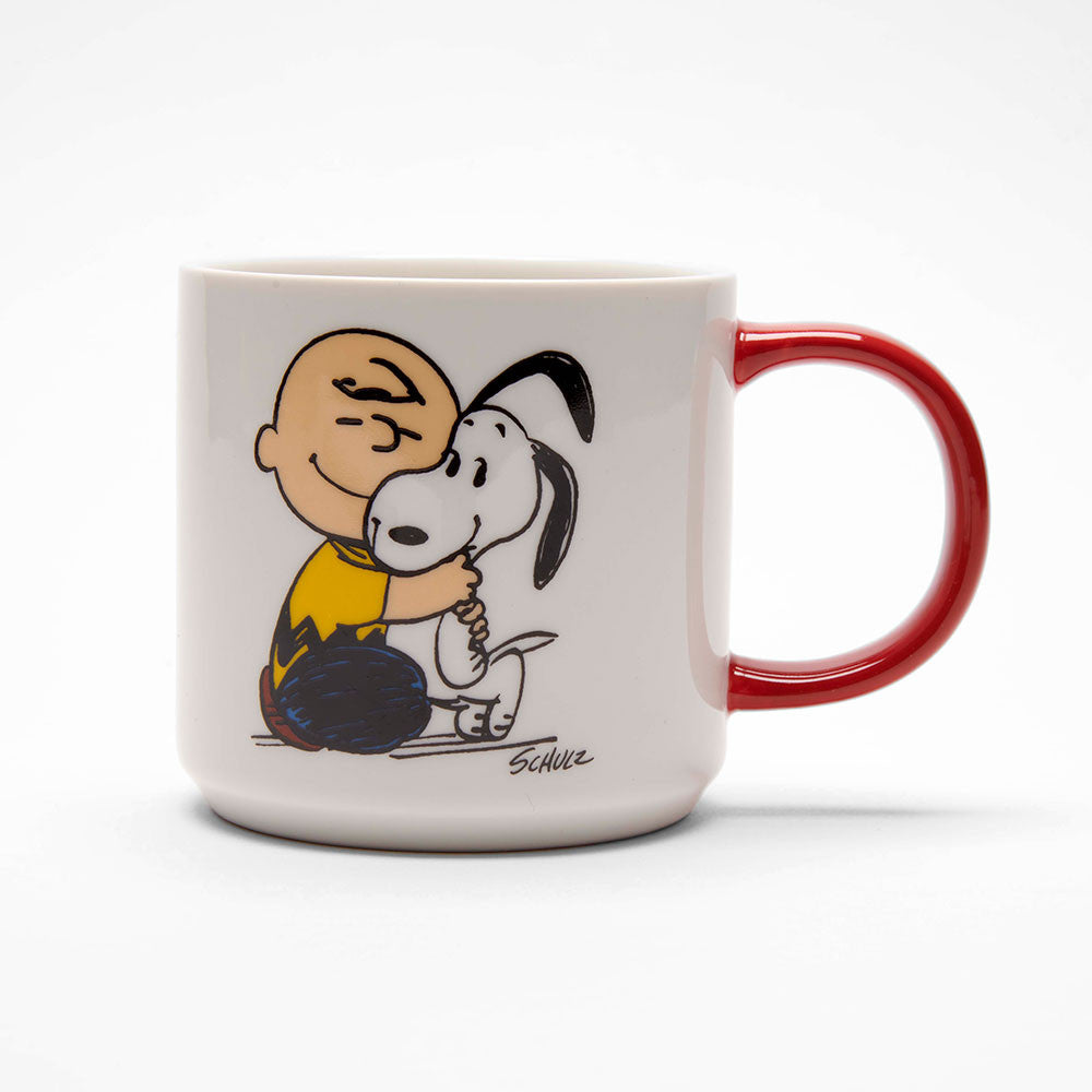 Magpie Peanuts Mug, Happiness Is A Warm Puppy