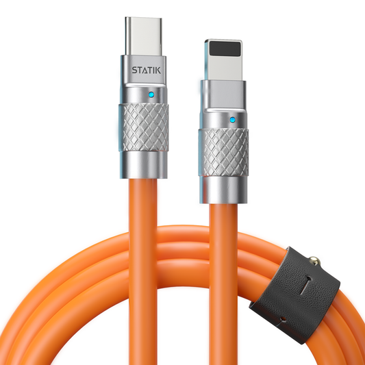 Statik® TsumoCharge 100 W USB C to USB C Cable 2 m, Orange